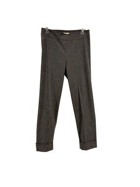 Avenue Montaigne Franco Gray Cuffed Cropped Pants Size 6